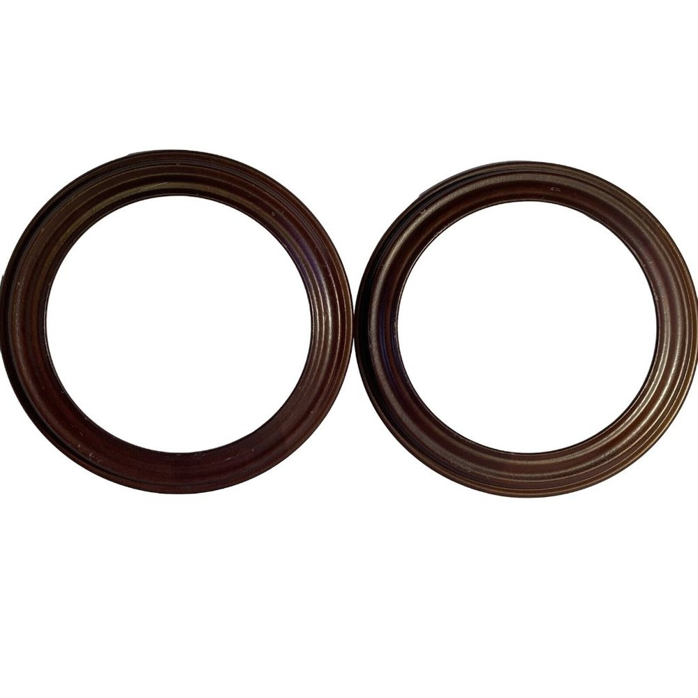 Wood Frames Round Van Hygan & Smythe 11.25 X 8.5 In Light-Med-Dark Shades